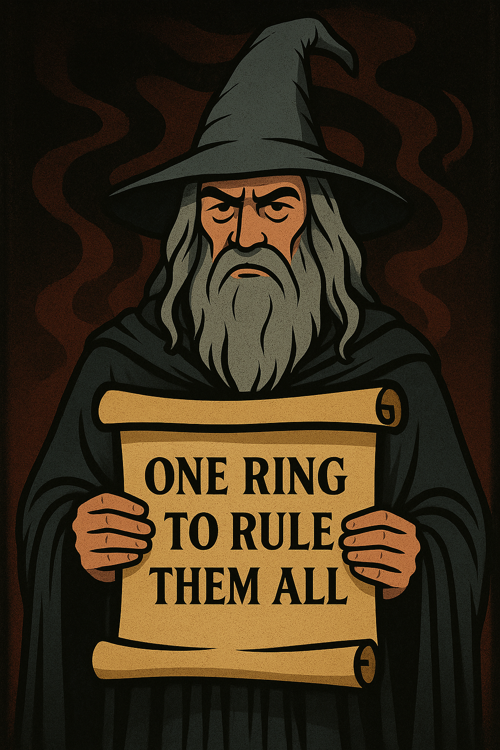 Illustration humour mariage Sauron 4